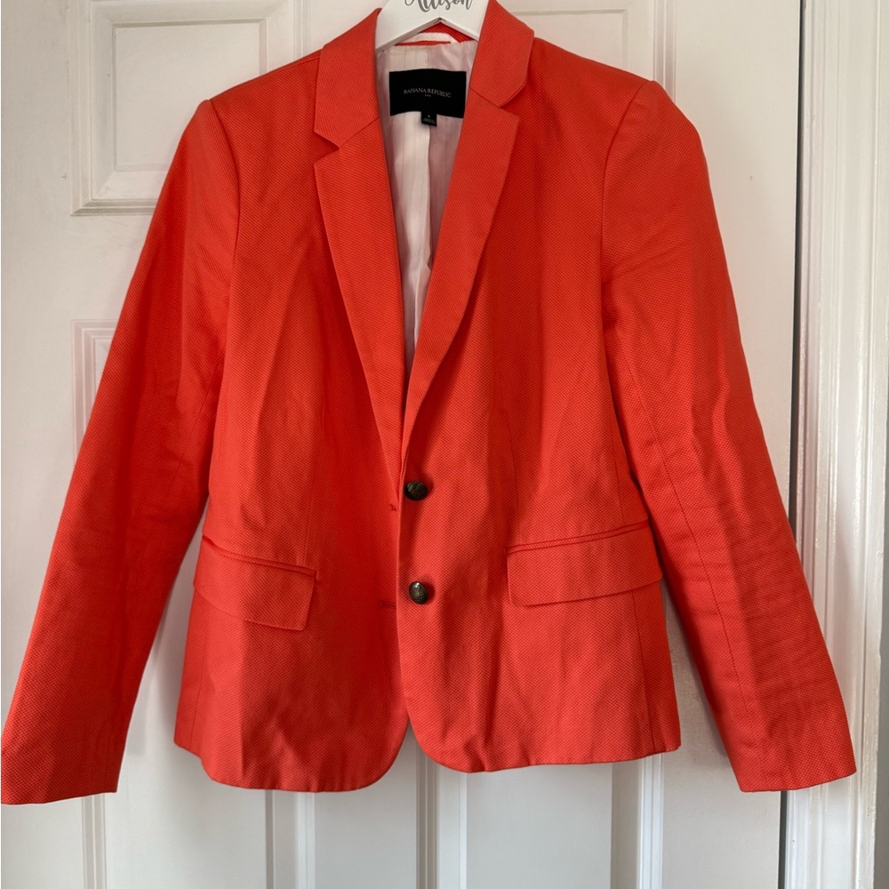 Banana Republic Peach Blazer